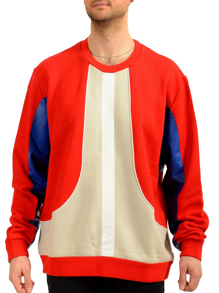 Scuderia Ferrari Men's Multi-Color Long Sleeves Sweatshirt Sweater Us 3xl It 58